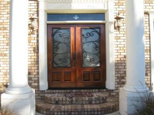1 After1 300x225 - Wood Doors with Iron Grilles