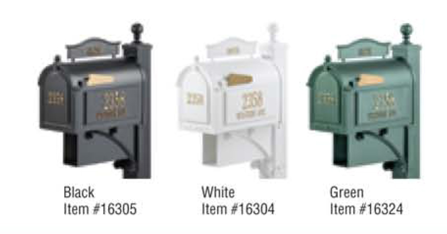 Mailbox Colors1 100x100 - Whitehall Mailboxes