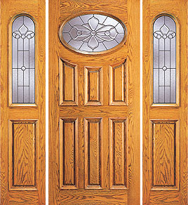 cUN 104a col - Insulated Beveled Glass Doors