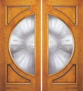 cUN 108b col - Insulated Beveled Glass Doors