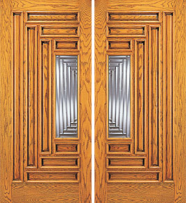 cUN 109a col - Insulated Beveled Glass Doors