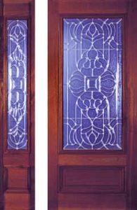 standarddoors2041 195x300 - Insulated Beveled Glass Doors